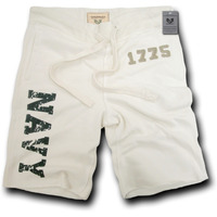 Brighton Beach Shorts, Navy, Cream XL