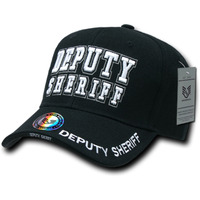 DeLuxe Law Enf. Caps, Dep.Sher., Black