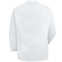 Red Kap Women's Specialized Lapel Counter Coat - White, XL