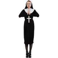 Nun Adult costume, One Size