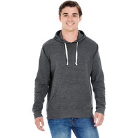 Adult Triblend Pullover Fleece Hooded Sweatshirt - BLAcK TRIBLEND - XS(D0102H78TJP)