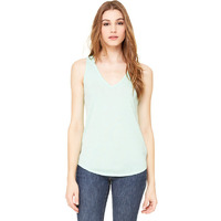 Ladies Flowy V-Neck Tank - cORAL - S(D0102H7K5W2)