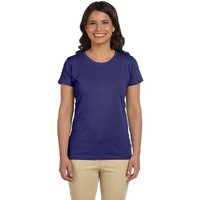 Ladies 44 oz 100% Organic cotton classic Short-Sleeve T-Shirt - BLAcK - S(D0102H7ZQM6)