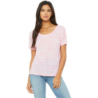 Ladies Slouchy T-Shirt - WHITE MARBLE - S(D0102H7W5FJ)