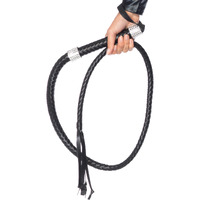 Rhinestone handle vixen whip O/S BLACK