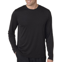 Adult cool DRI with FreshIQ Long-Sleeve Performance T-Shirt - BLAcK - S(D0102HI3FgA)