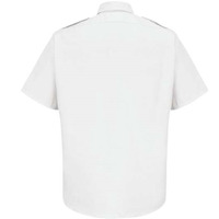 Red Kap Short Sleeve Security Shirt - White, S
