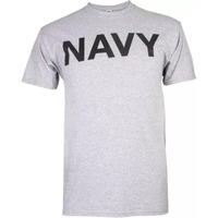 Navy T-Shirt Grey Medium