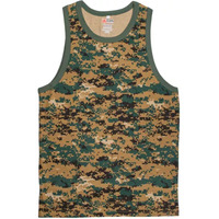 Mens Tank Top Digital Woodland 2XL