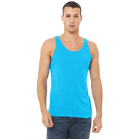 Unisex Jersey Tank - NEON BLUE - XS(D0102H7WSQ6)