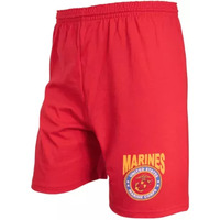 Men's Red Running Short - Marines Small