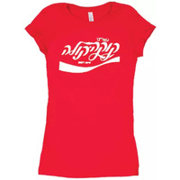 Women's Cotton Tee Coca Cola - Red Medium