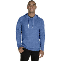 Adult Snow Heather Raglan Hooded Sweatshirt - FRST gRN SNW HTH - S(D0102H7M13T)