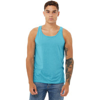 Unisex Jersey Tank - NEON BLUE - XS(D0102H7WAZ8)