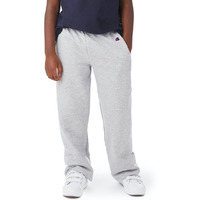 Youth Powerblend Open-Bottom Fleece Pant with Pockets - BLAcK - S(D0102HI336W)