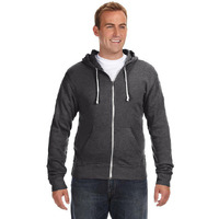 Adult Triblend Full-Zip Fleece Hooded Sweatshirt - BLAcK TRIBLEND - XS(D0102H78T48)