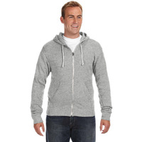 Adult Triblend Full-Zip Fleece Hooded Sweatshirt - BLAcK TRIBLEND - XS(D0102H78TKP)