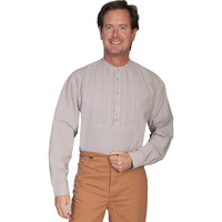 PLEATED BIB SHIRT