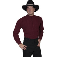 SHIRT W/PAISLEY INSET BIB