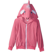 Diva Pink Unicorn Hoodie Kid M