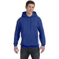 Unisex Ecosmart 5050 Pullover Hooded Sweatshirt - WHITE - S(D0102H7K3L2)