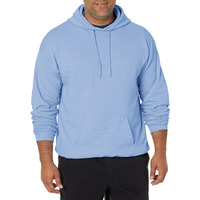 Unisex Ecosmart 5050 Pullover Hooded Sweatshirt - WHITE - S(D0102H7K30J)