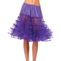 Mid-Length Petticoat O/S PURPLE
