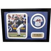 12x18 Mini Jersey Patch Frame - David Wright New York Mets
