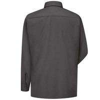 Red Kap Ripstop Long Sleeve Shirt - Charcoal, S
