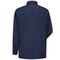 Red Kap Ripstop Long Sleeve Shirt - Navy, XL