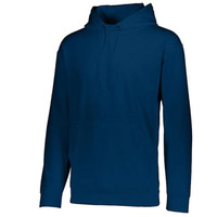 Augusta Sportswear Wicking Fleece Hooded Sweatshirt - Navy, S