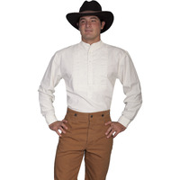 SHIRT W/PAISLEY INSET BIB