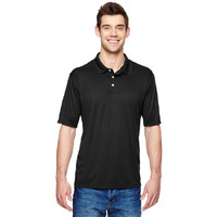 Mens 4 oz cool Dri with Fresh IQ Polo - BLAcK - S(D0102H2HRQU)