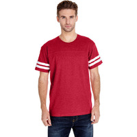 Mens Football T-Shirt - BLAcK WHITE - 2XL(D0102H2HE1g)