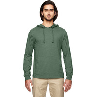 Unisex Blended Eco Jersey Pullover Hoodie - ASPARAgUS - XS(D0102H7ZL8P)
