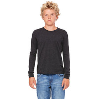 Youth Jersey Long-Sleeve T-Shirt - BLAcK - S(D0102H7WVJX)