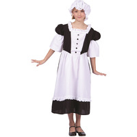 Pilgrim Peasant Girl Costume L