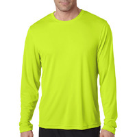 Adult cool DRI with FreshIQ Long-Sleeve Performance T-Shirt - BLAcK - S(D0102HI3FV7)
