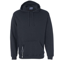 J. America Tailgate Hooded Sweatshirt - Navy, M