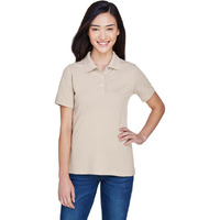 Ladies 56 oz Easy BlendPolo - WHITE - XS(D0102H7NVSX)