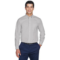 Mens crown Woven collectionSolid Broadcloth - WHITE - 5XL(D0102H7NJNT)