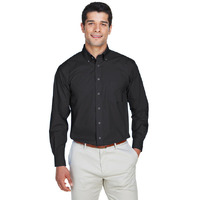 Mens crown Woven collectionSolid Broadcloth - WHITE - 5XL(D0102H7NJT2)