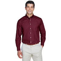 Mens crown Woven collectionSolid Broadcloth - WHITE - 5XL(D0102H7NJN2)