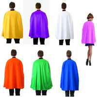 36" WHITE SUPERHERO ADULT CAPE