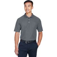 Mens DRYTEc20Performance Pocket Polo - gRAPHITE - S(D0102H76TTP)