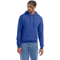 Adult Powerblend Pullover Hooded Sweatshirt - ROYAL BLUE HTHR - S(D0102H7D3BX)