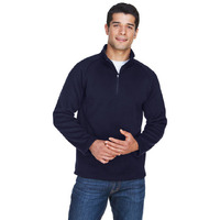 Adult Bristol Sweater Fleece Quarter-Zip - NAVY - S(D0102H7NJ62)