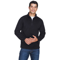 Adult Bristol Sweater Fleece Quarter-Zip - NAVY - S(D0102H764cP)