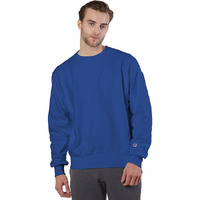 Adult Reverse Weave crew - WHITE - S(D0102H7DVY2)