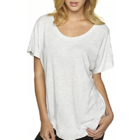 Ladies Triblend Dolman T-Shirt - INDIgO - 3XL(D0102H7NRDX)